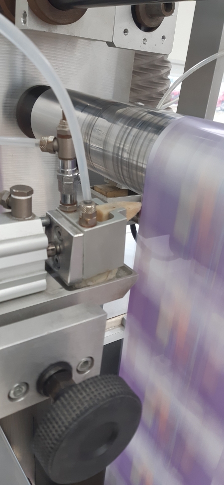 Sleeve Produktionsmaschine mit Kleber BJ 2012