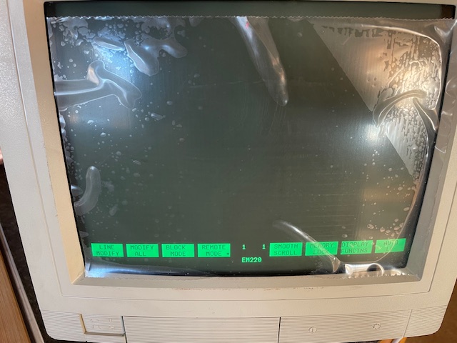 Terminal / Monitor Hewlett PackardSerial Number. UST0360110